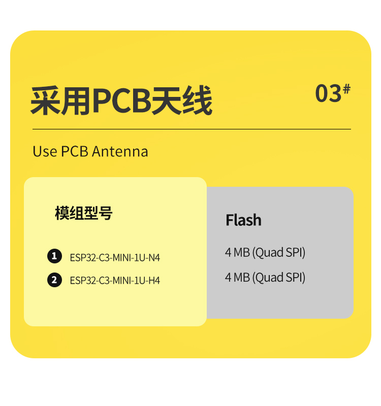 樂(lè)鑫wifi模塊代理商ESP32-C3-MINI-1U wifi無(wú)線通信模塊藍(lán)牙wifi模塊廠家